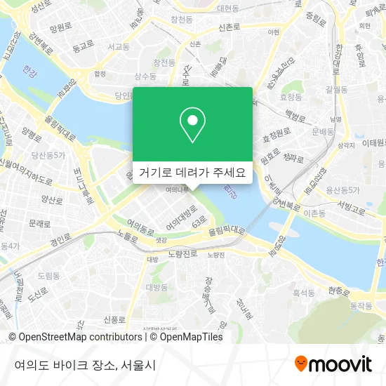 여의도 바이크 장소 지도
