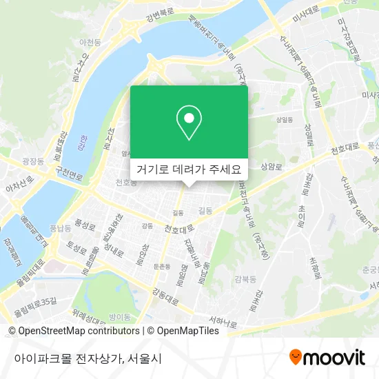 아이파크몰 전자상가 지도