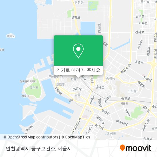 인천광역시 중구보건소 지도
