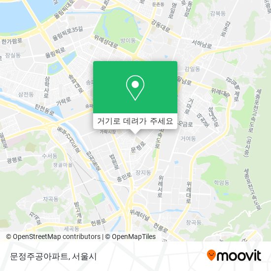문정주공아파트 지도