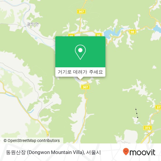 동원산장 (Dongwon Mountain Villa) 지도