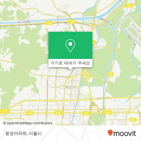 용정아파트 지도