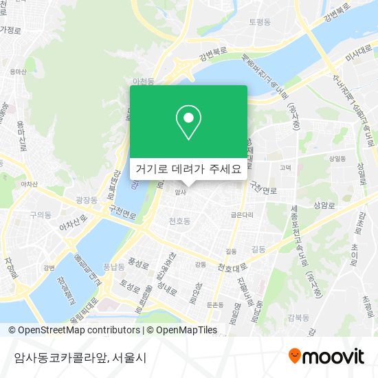 암사동코카콜라앞 지도
