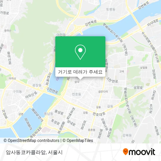 암사동코카콜라앞 지도