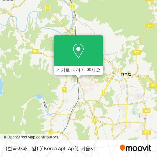 (한국아파트앞) (( Korea Apt. Ap )) 지도
