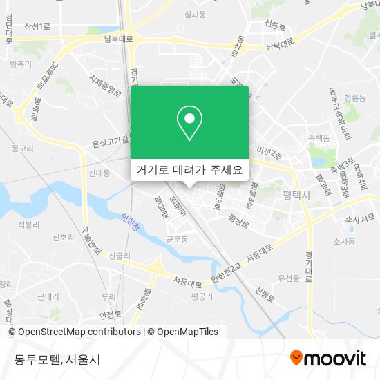 몽투모텔 지도