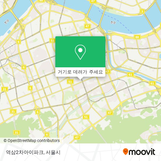 역삼2차아이파크 지도