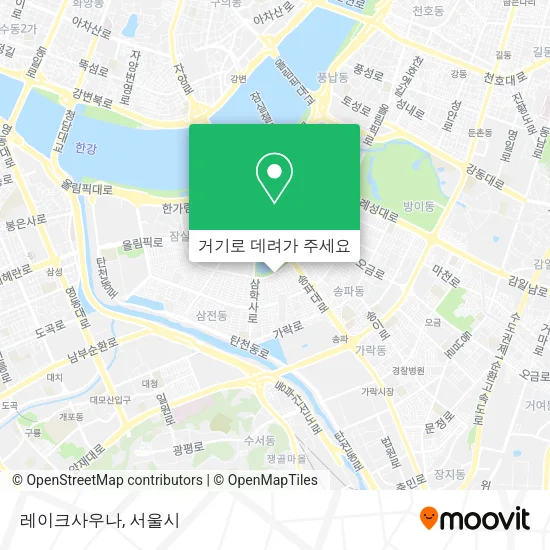 레이크사우나 지도