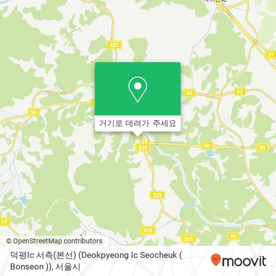덕평Ic 서측(본선) (Deokpyeong Ic Seocheuk ( Bonseon )) 지도