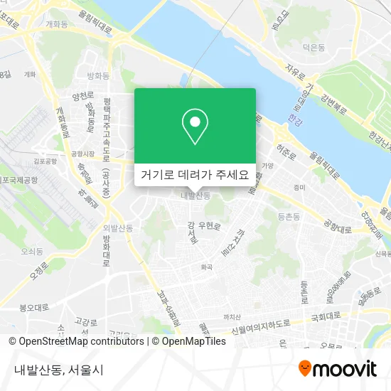 내발산동 지도