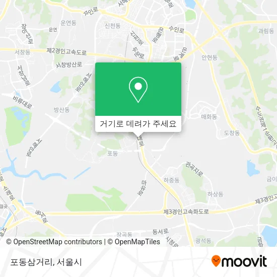 포동삼거리 지도