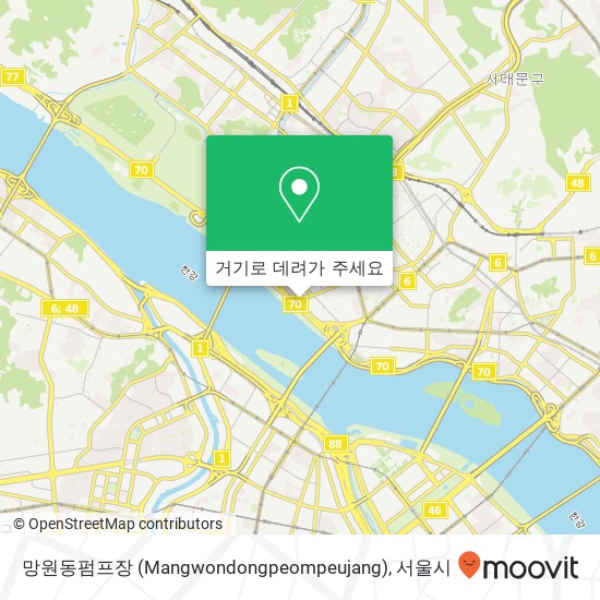 망원동펌프장 (Mangwondongpeompeujang) 지도