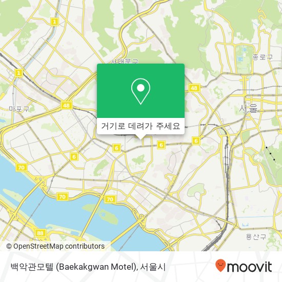 백악관모텔 (Baekakgwan Motel) 지도