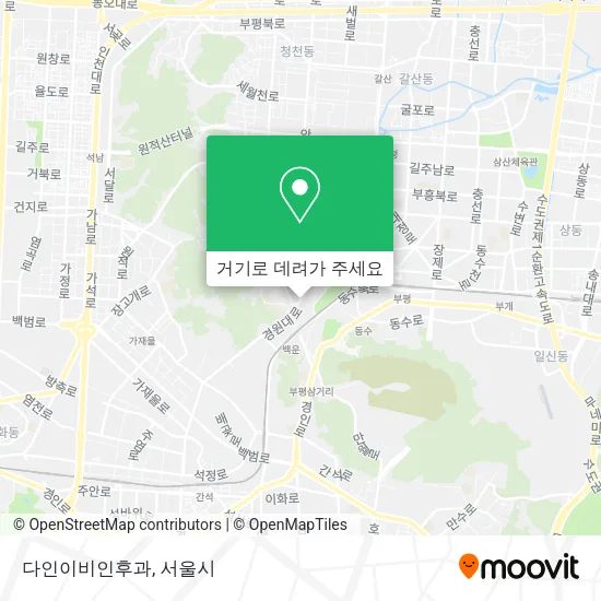 다인이비인후과 지도