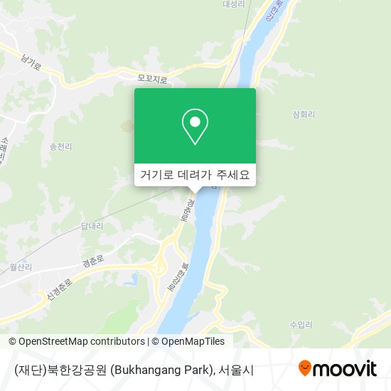 (재단)북한강공원 (Bukhangang Park) 지도