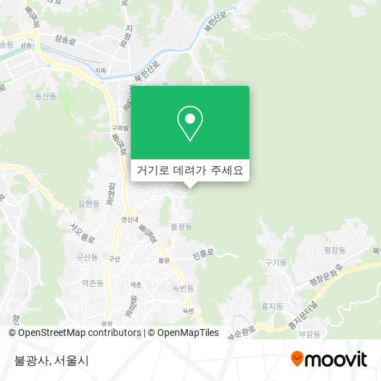 불광사 지도