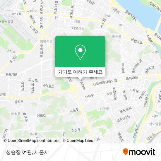 청솔장 여관 지도