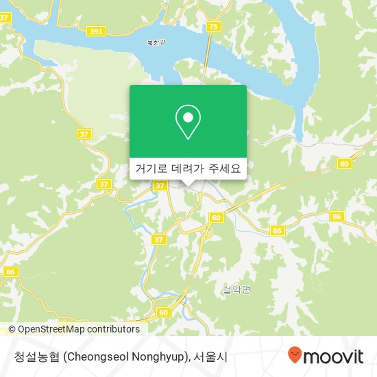 청설농협 (Cheongseol Nonghyup) 지도