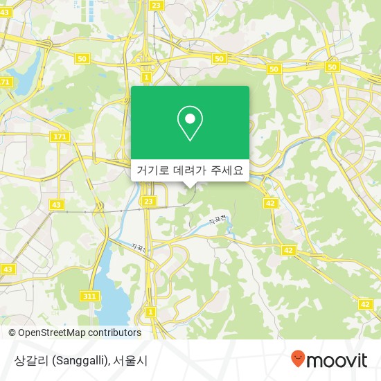 상갈리 (Sanggalli) 지도