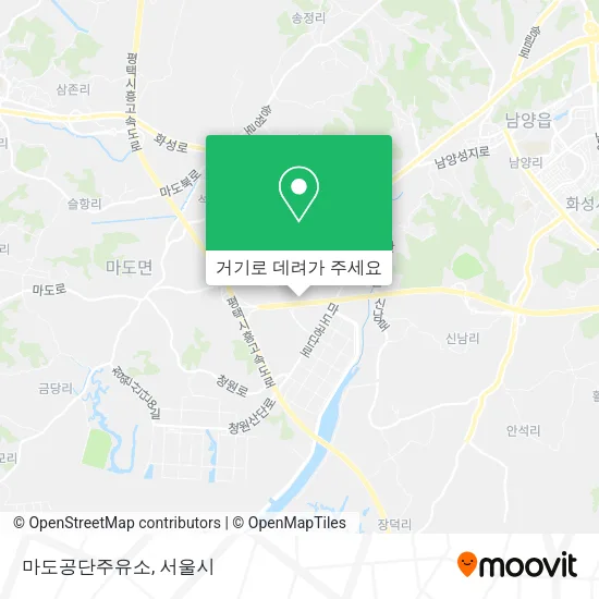마도공단주유소 지도