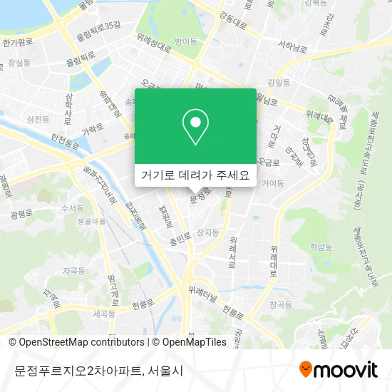 문정푸르지오2차아파트 지도