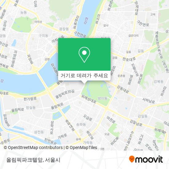 올림픽파크텔앞 지도