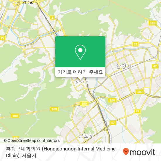 홍정곤내과의원 (Hongjeonggon Internal Medicine Clinic) 지도