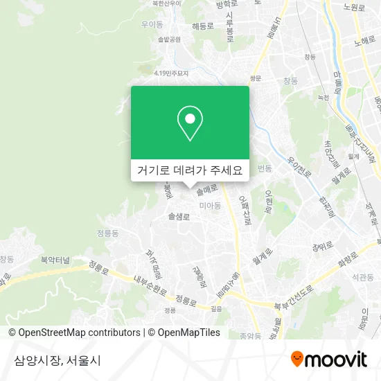 삼양시장 지도