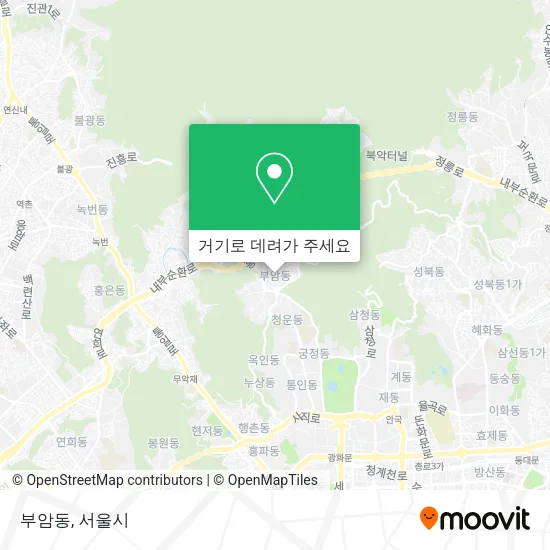 부암동 지도