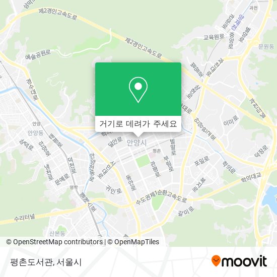 평촌도서관 지도