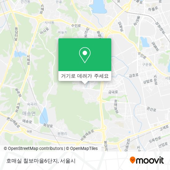 호매실 칠보마을6단지 지도