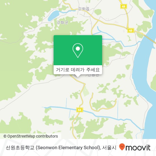 선원초등학교 (Seonwon Elementary School) 지도