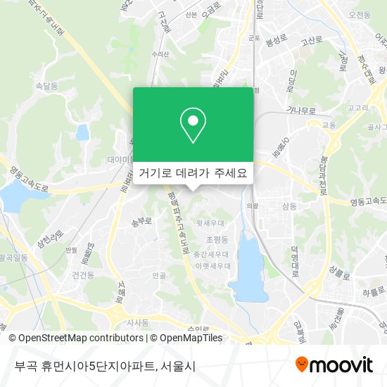 부곡 휴먼시아5단지아파트 지도
