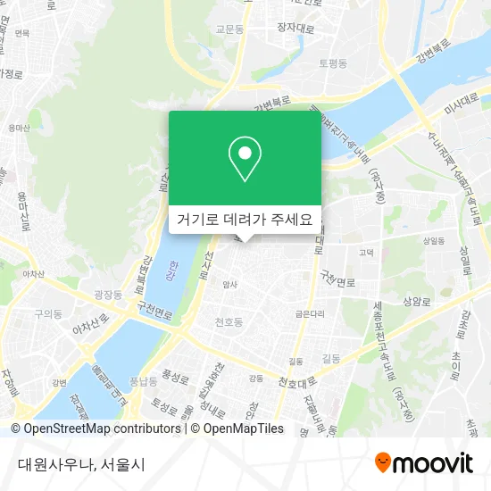 대원사우나 지도