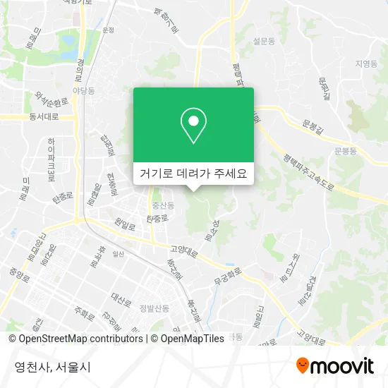 영천사 지도