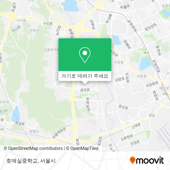 호매실중학교 지도