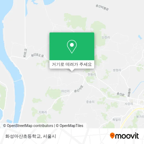화성마산초등학교 지도