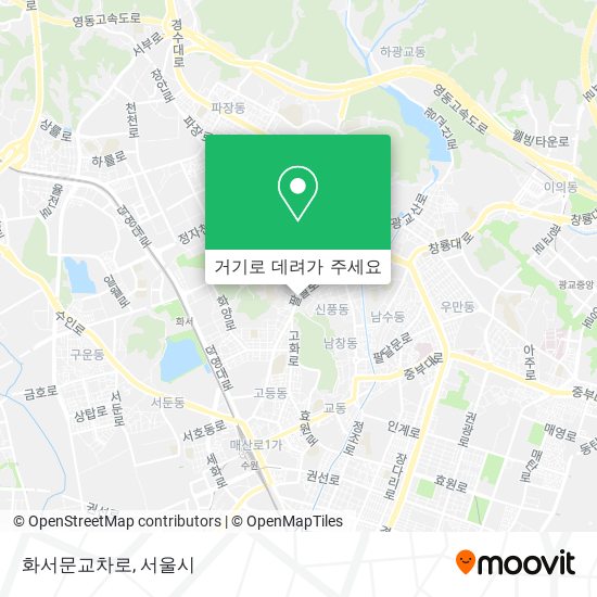 화서문교차로 지도