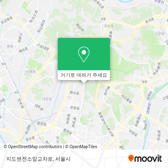지도변전소앞교차로 지도