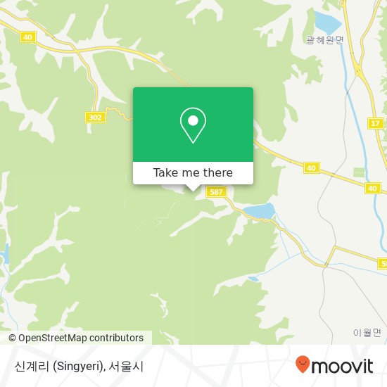 신계리 (Singyeri) 지도
