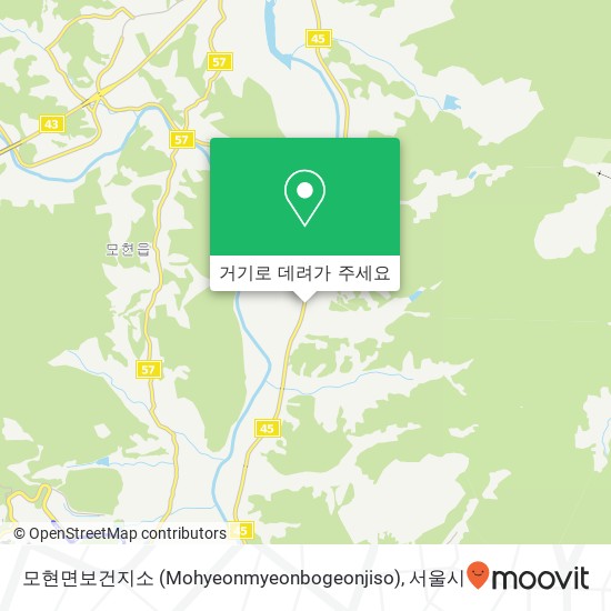 모현면보건지소 (Mohyeonmyeonbogeonjiso) 지도