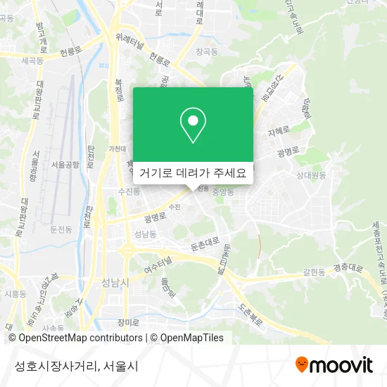 성호시장사거리 지도