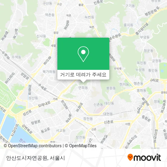 안산도시자연공원 지도
