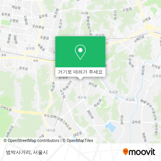 범박사거리 지도