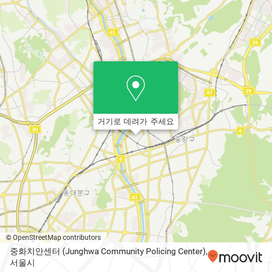중화치안센터 (Junghwa Community Policing Center) 지도