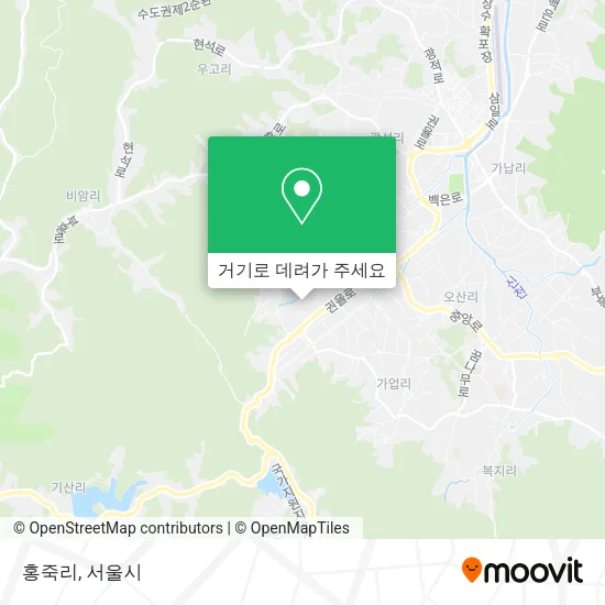 홍죽리 지도