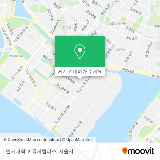 연세대학교 국제캠퍼스 지도