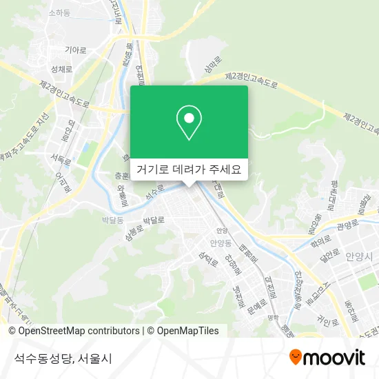 석수동성당 지도