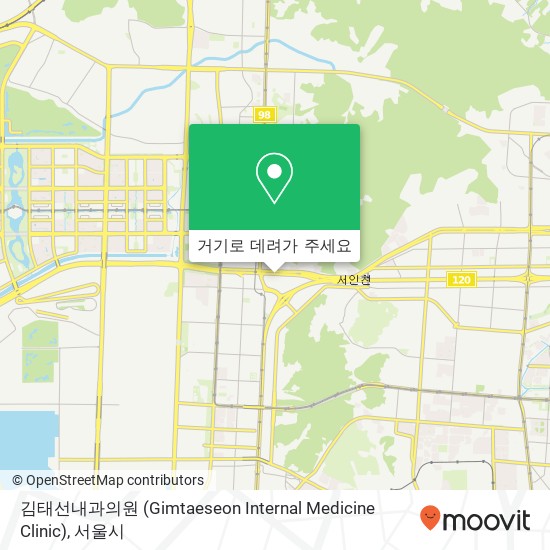 김태선내과의원 (Gimtaeseon Internal Medicine Clinic) 지도