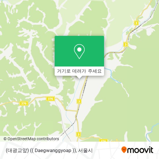 (대광교앞) (( Daegwanggyoap )) 지도